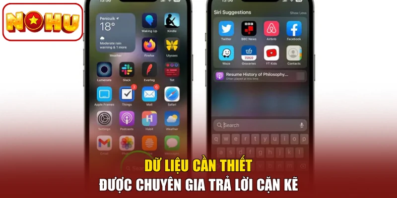 Dữ liệu cần thiết được chuyên gia trả lời cặn kẽ